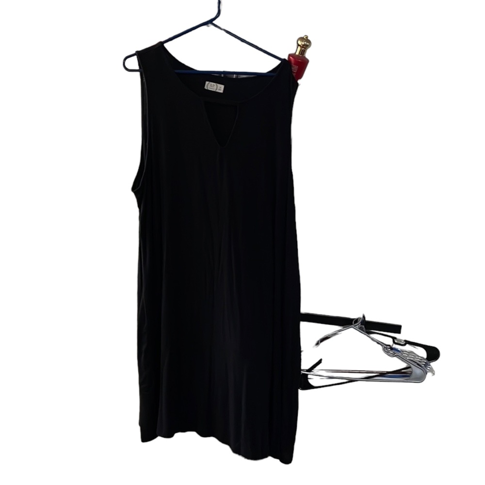 Maurices, 24/7 collection size 3X black sleeveless dress